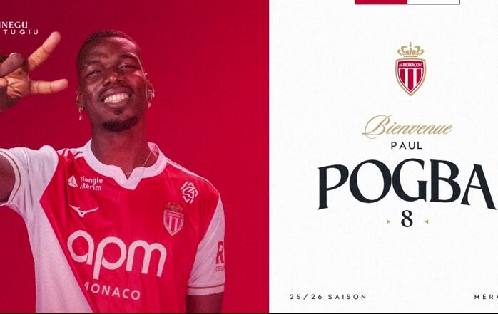 Breaking News! Paul Pogba Resmi Berlabuh ke AS Monaco hingga 2027