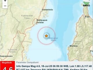 Balikpapan Diguncang Gempa Pagi Ini, Warga Sempat Panik