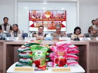 Polda Kaltim Ungkap Peredaran Beras Premium Palsu di Balikpapan