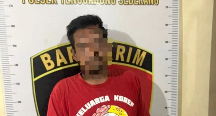 Pencuri Mesin Chainsaw di Tenggarong Seberang Tertangkap Warga dan Polisi