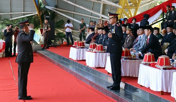 Polres Pangkep Hadirkan Pasar Murah di Momen HUT Bhayangkara, Warga Antusias