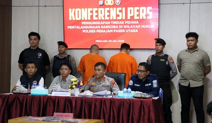 Polres PPU Bongkar Dua Kasus Besar Narkoba, Total 37,85 Gram Sabu Disita