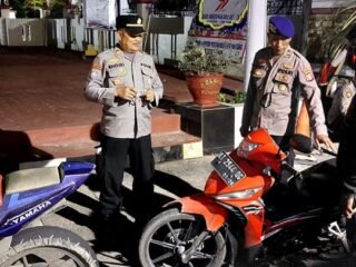 Satlantas Bontang Razia Malam, 33 Knalpot Brong Disita