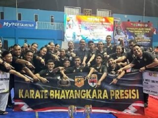Tim Karate Bhayangkara Polda Kaltim Sabet 25 Medali di Kejuaraan Piala Pangdam Mulawarman