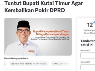Pokir DPRD Kutim Mendadak Hilang dari Sistem, Warga Angkat Suara lewat Petisi