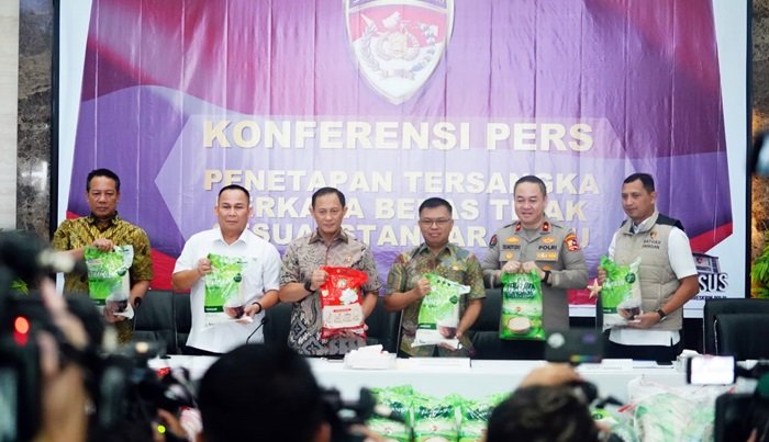 Satgas Pangan Polri Bongkar Kasus Beras Oplosan, Tiga Bos PT FS Ditangkap